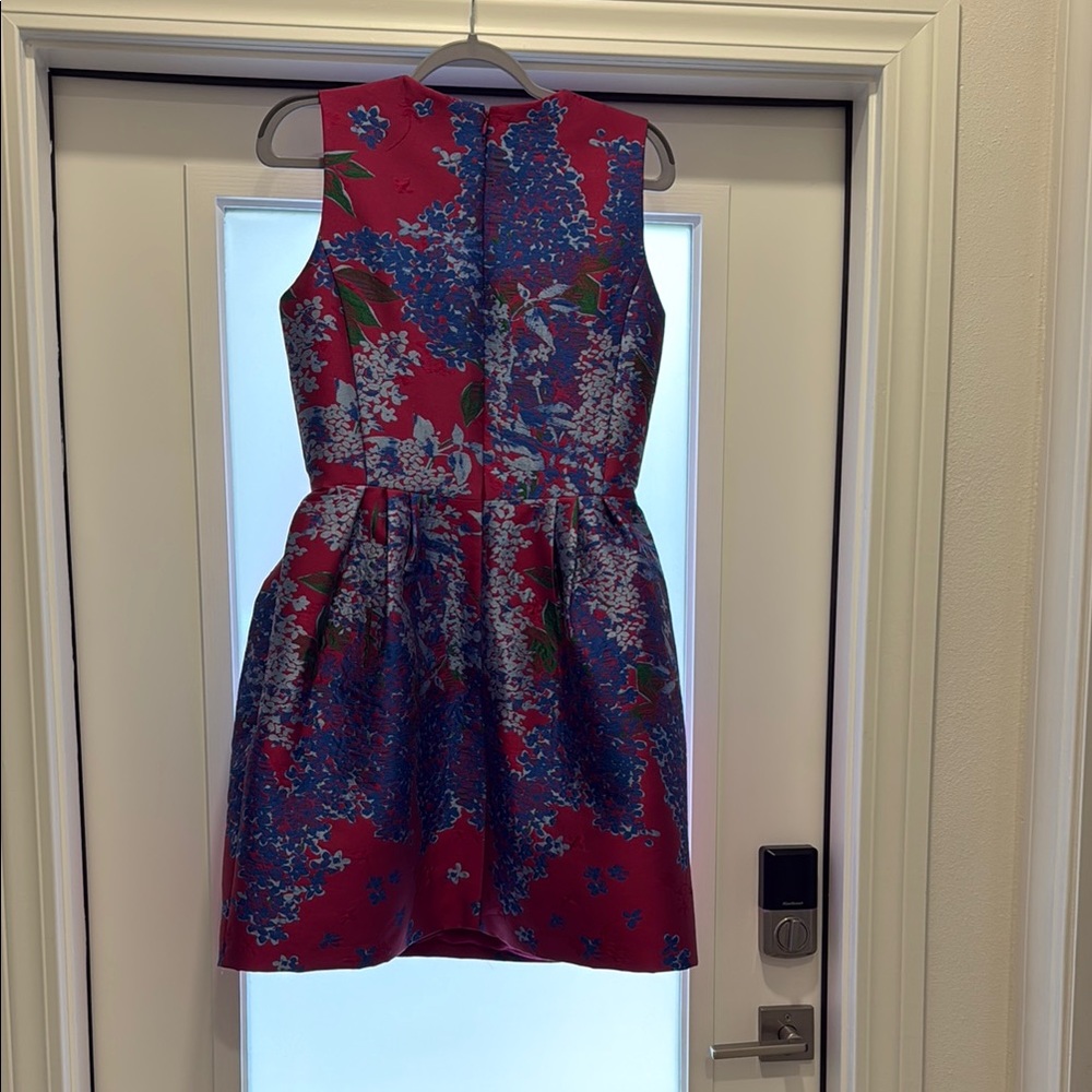 Carolina Herrera Floral Sleeveless Dress (designer 8 fits like non designer 6)